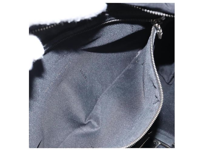 FENDI Tote Bag Nylon Schwarz Silber Auth 160965 - Ansicht 22