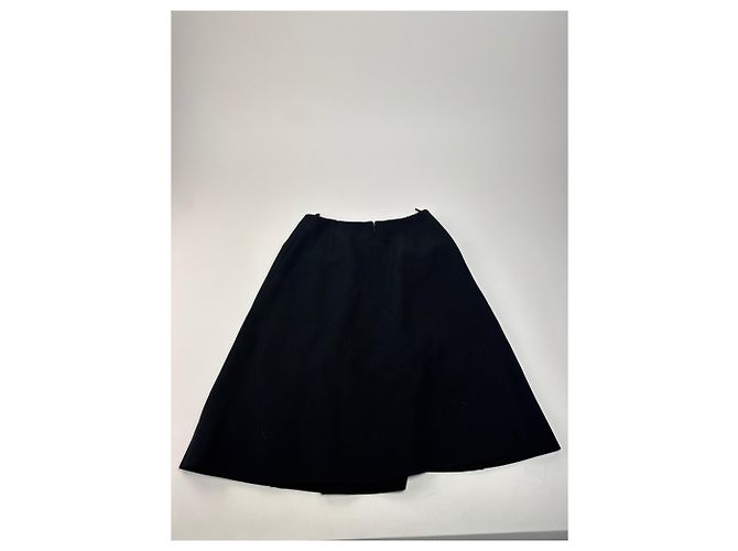 Céline Gonna Vintage Celine Paris Nera M Nero - vista 10