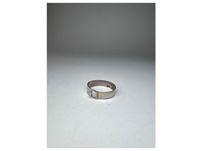 Bracciale in metallo vintage Salvatore Ferragamo argento - vista 2