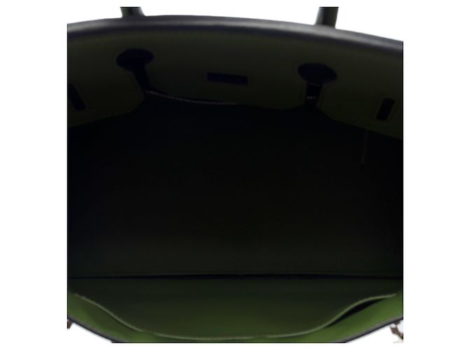 Haut à courroies Hermès Borsa HERMES Haut a Courroies in Pelle Verde - 103191 - vista 9