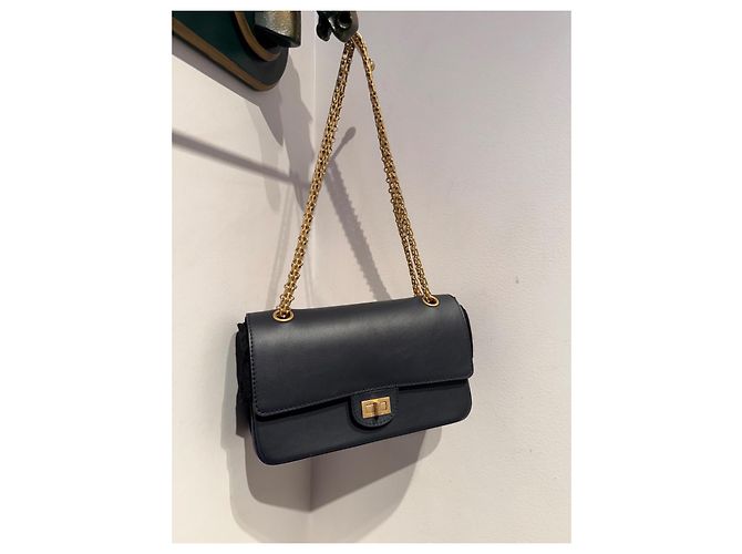 2.55 Chanel Handtaschen Marineblau - Ansicht 2