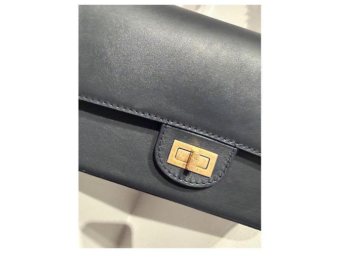 2.55 Chanel Handtaschen Marineblau - Ansicht 4