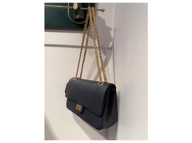 2.55 Chanel Handtaschen Marineblau - Ansicht 5