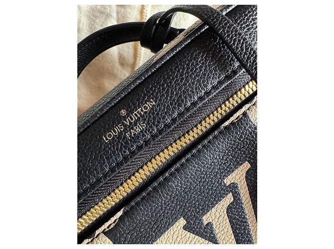 Louis Vuitton Vanity PM Handtasche aus Pelz Schwarz Beige - Ansicht 4