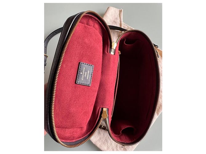 Louis Vuitton Vanity PM Handtasche aus Pelz Schwarz Beige - Ansicht 8