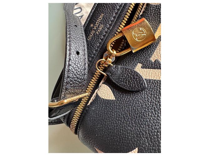 Louis Vuitton Vanity PM Handtasche aus Pelz Schwarz Beige - Ansicht 9