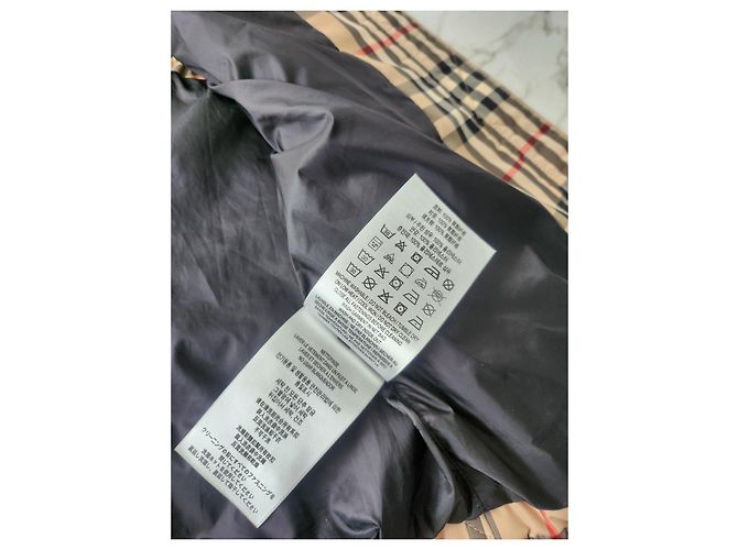 Gepolsterte Karoveste von Burberry Mehrfarben Beige - Ansicht 11