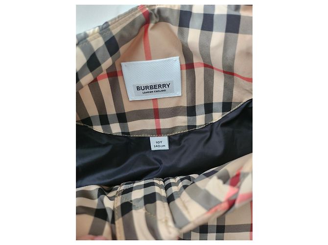 Gepolsterte Karoveste von Burberry Mehrfarben Beige - Ansicht 6