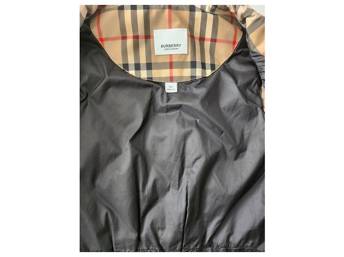Gepolsterte Karoveste von Burberry Mehrfarben Beige - Ansicht 9