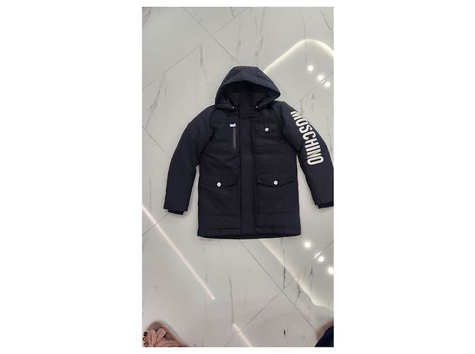 Doudoune imprimée Teddy Bear Moschino Noir - vue 2