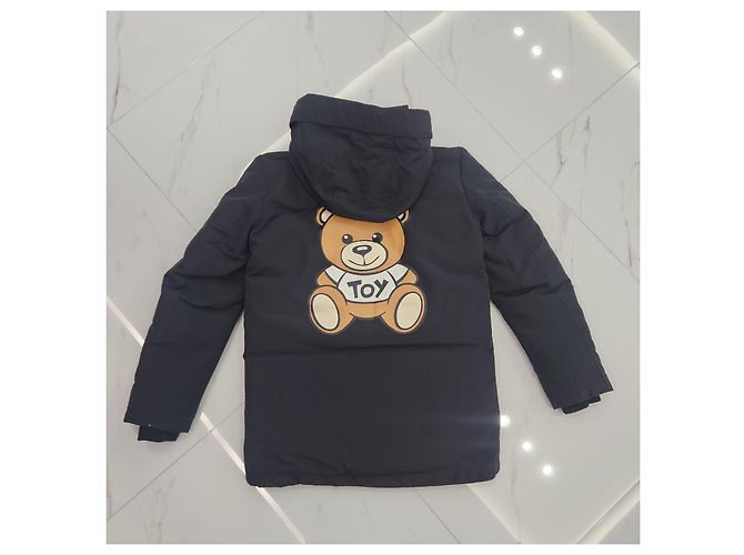 Doudoune imprimée Teddy Bear Moschino Noir - vue 3