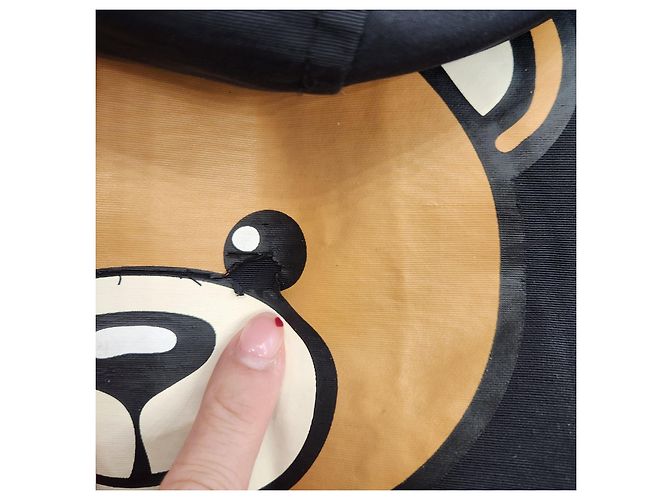 Doudoune imprimée Teddy Bear Moschino Noir - vue 7