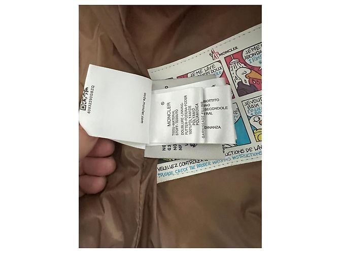 Giacca a piuma Moncler Beige Marrone chiaro - vista 12