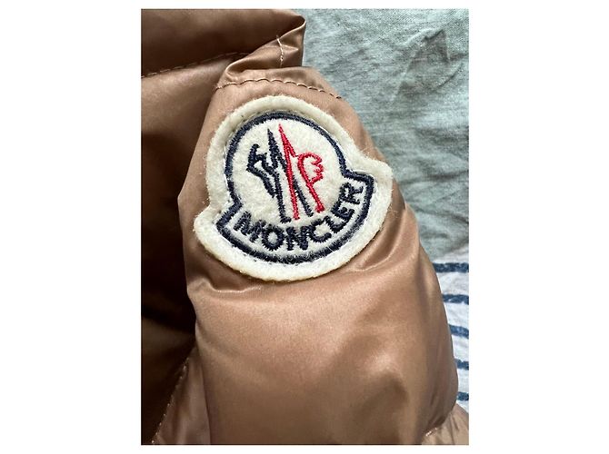 Giacca a piuma Moncler Beige Marrone chiaro - vista 3
