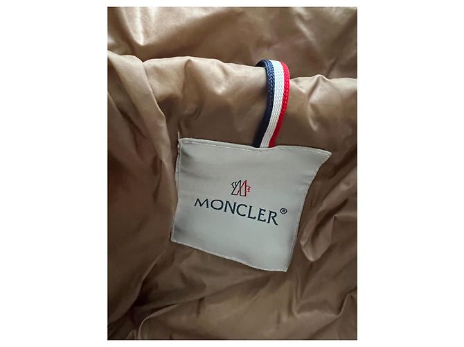 Giacca a piuma Moncler Beige Marrone chiaro - vista 4