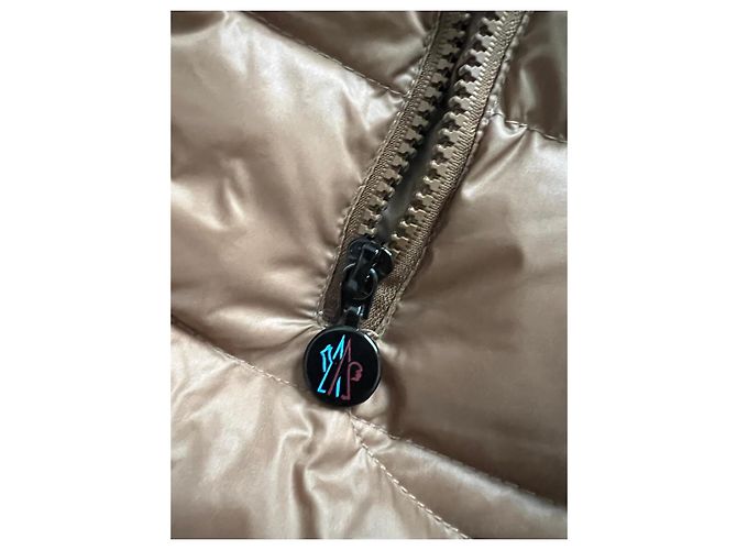 Giacca a piuma Moncler Beige Marrone chiaro - vista 5