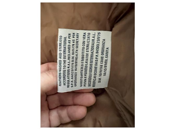 Giacca a piuma Moncler Beige Marrone chiaro - vista 8