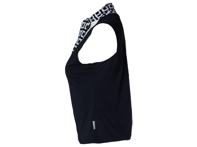 Top sciarpa nero Versace Jeans Couture - vista 2