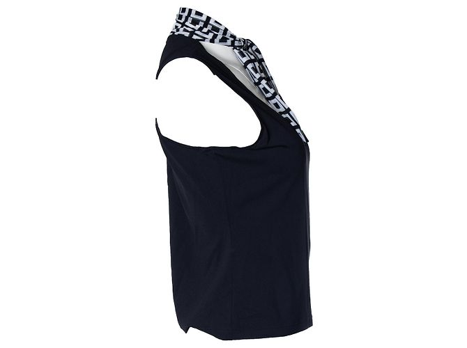 Top sciarpa nero Versace Jeans Couture - vista 4