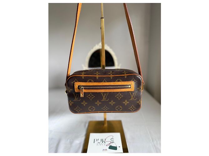 Borsa a spalla Pochette Cité in tela Monogram Louis Vuitton - vista 5