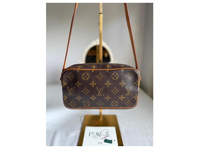 Borsa a spalla Pochette Cité in tela Monogram Louis Vuitton - vista 7