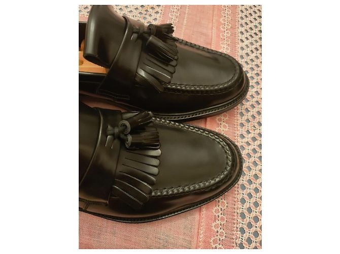 Mocassini Loake in pelle nera Nero - vista 7