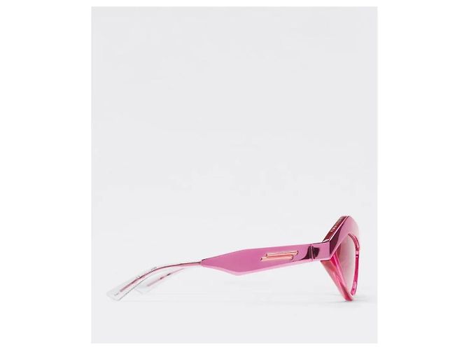 Gafas de sol Bottega Veneta modelo Ridge Pink Fucsia - vista 3