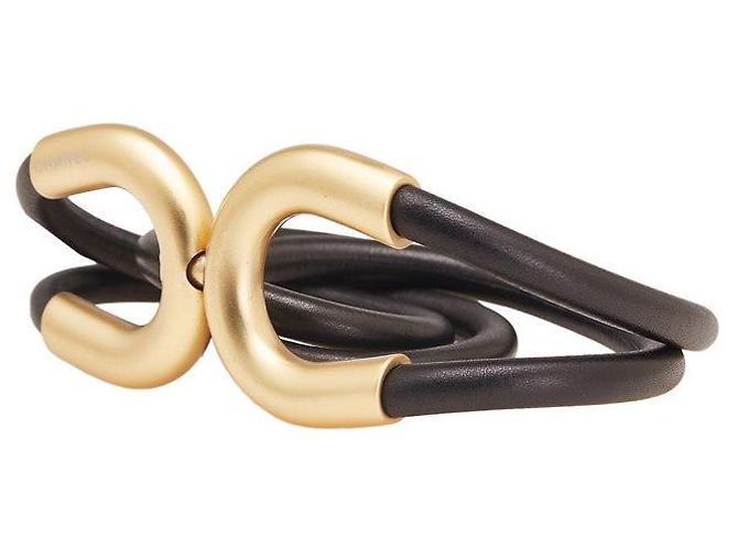 Timeless Chanel Ledergürtel Schwarz - Ansicht 2