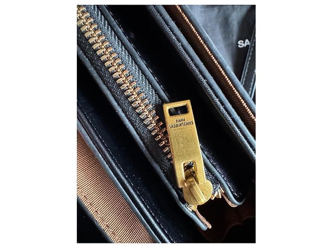Borsa a mano e a tracolla Yves Saint Laurent nera semplice Nero - vista 13