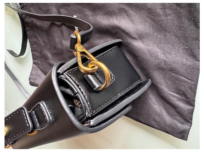 Borsa a mano e a tracolla Yves Saint Laurent nera semplice Nero - vista 14