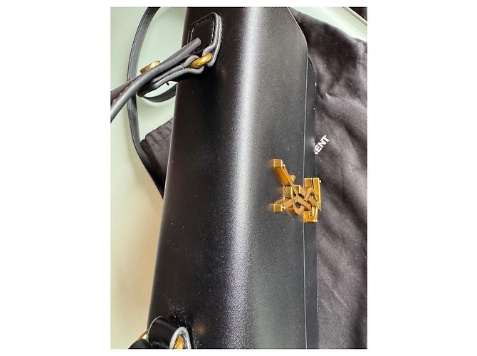 Borsa a mano e a tracolla Yves Saint Laurent nera semplice Nero - vista 15