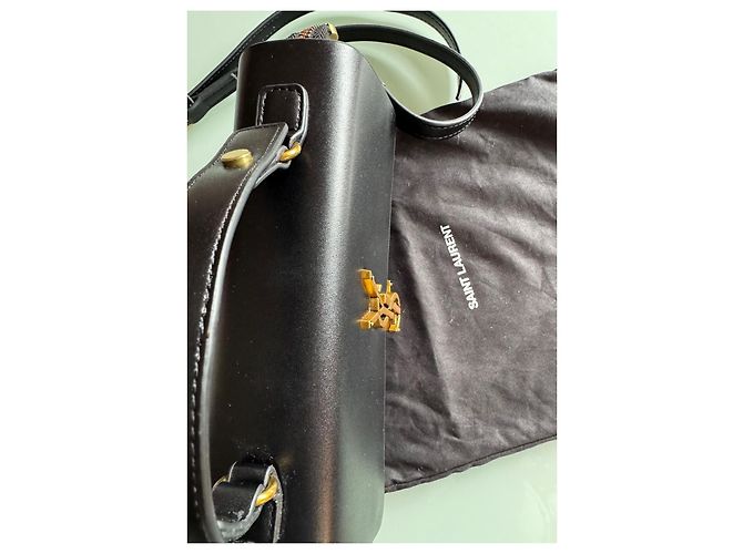 Borsa a mano e a tracolla Yves Saint Laurent nera semplice Nero - vista 3