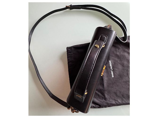 Borsa a mano e a tracolla Yves Saint Laurent nera semplice Nero - vista 4