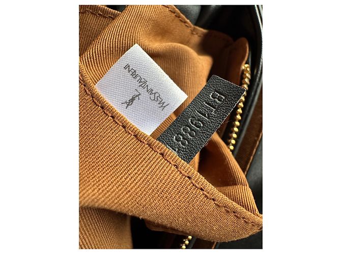 Borsa a mano e a tracolla Yves Saint Laurent nera semplice Nero - vista 8