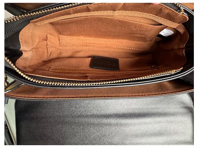 Borsa a mano e a tracolla Yves Saint Laurent nera semplice Nero - vista 9