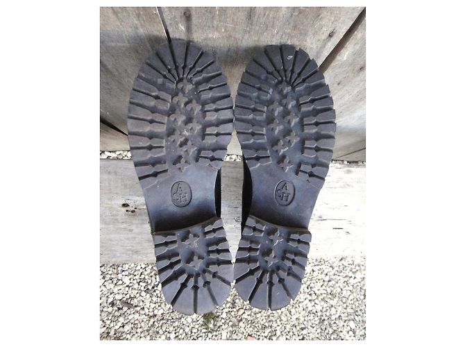 Botines Ash de cuero negro - vista 5