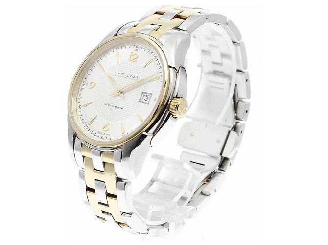 Autre Marque Relógio Hamilton Viewmatic Branco Dourado - vista 2