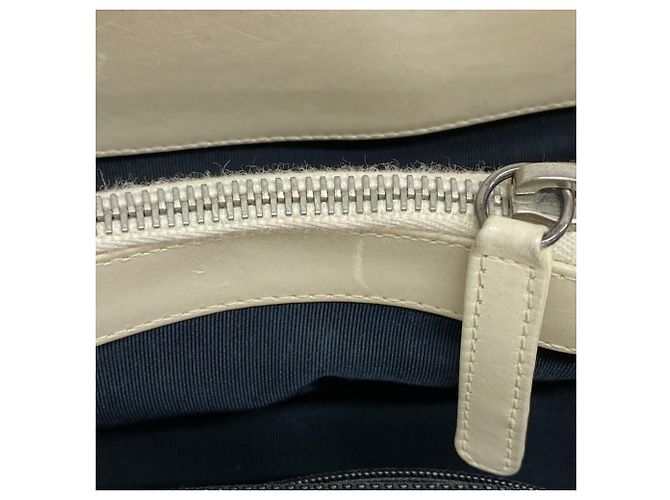 Chanel Boy Leder Tote Tasche Schwarz Weiß - Ansicht 11