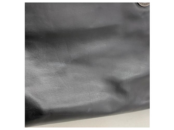 Chanel Boy Leder Tote Tasche Schwarz Weiß - Ansicht 9