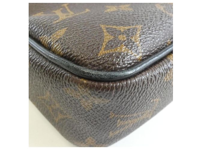 Borsa Louis Vuitton Monogram Macassar Marrone - vista 2