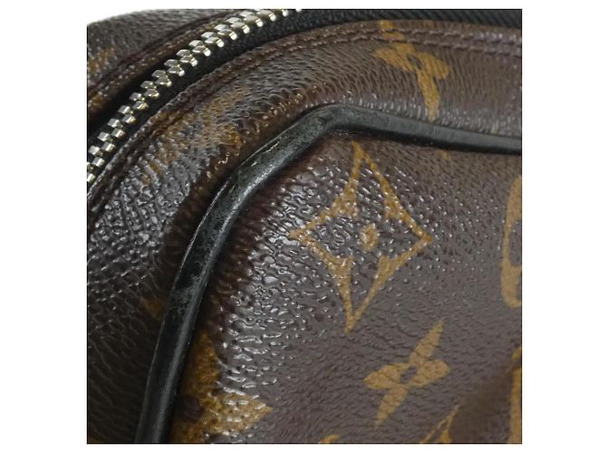Borsa Louis Vuitton Monogram Macassar Marrone - vista 3