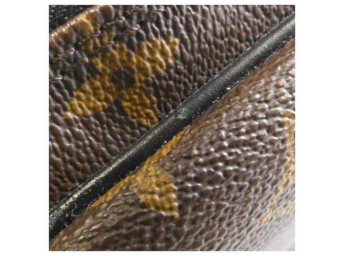 Borsa Louis Vuitton Monogram Macassar Marrone - vista 5