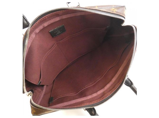 Borsa Louis Vuitton Monogram Macassar Marrone - vista 9