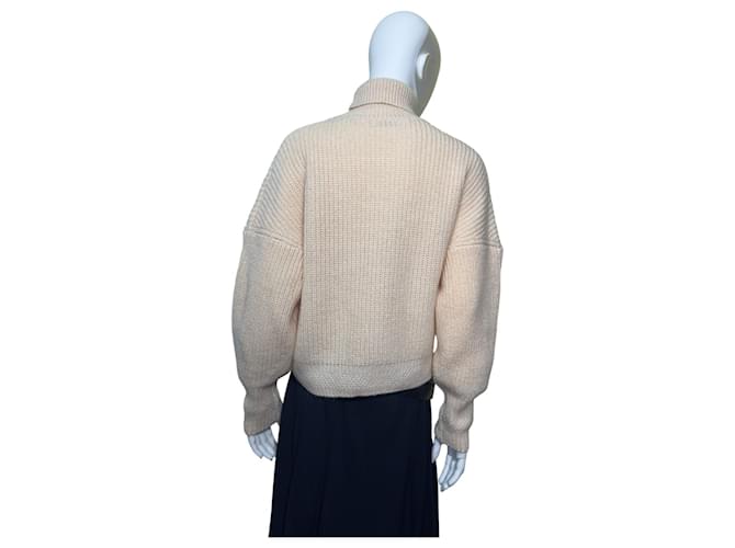 Sessun Balasana Pullover Hafermilch Beige Wolle Creme - Ansicht 3