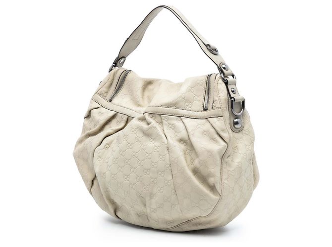 Borsa Gucci Guccissima Icon Bit bianca Bianco - vista 2