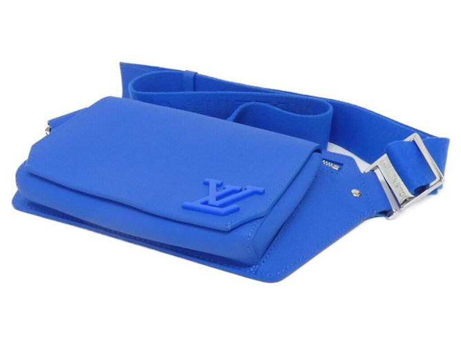 Borsa a Spalla Louis Vuitton LV Aerogram Takeoff Blu - vista 3