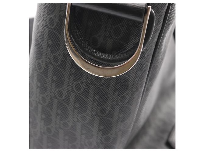 Christian Dior Dior Oblique Taillentasche / Körpertasche Braun Schwarz Weiß - Ansicht 9
