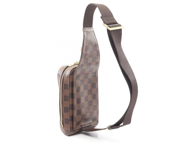 Borsa a vita Geronimos Louis Vuitton Marrone Damier ebene - vista 2