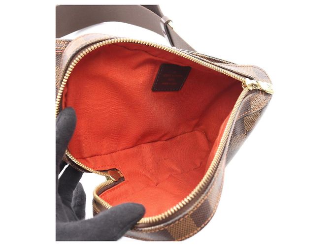 Borsa a vita Geronimos Louis Vuitton Marrone Damier ebene - vista 3