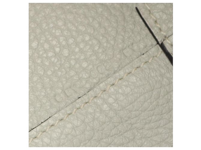 Borsa Tote Double Sens 28 Hermès Marrone Bianco - vista 5